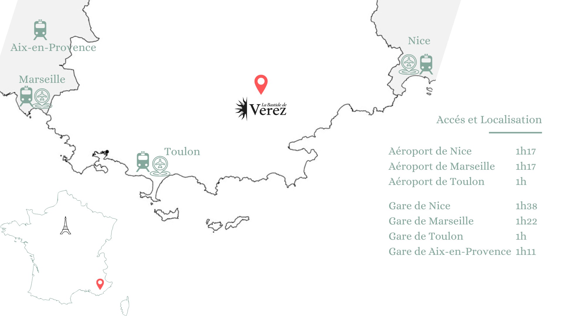Map accès