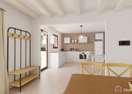 Cuisine ouverte sur le salon